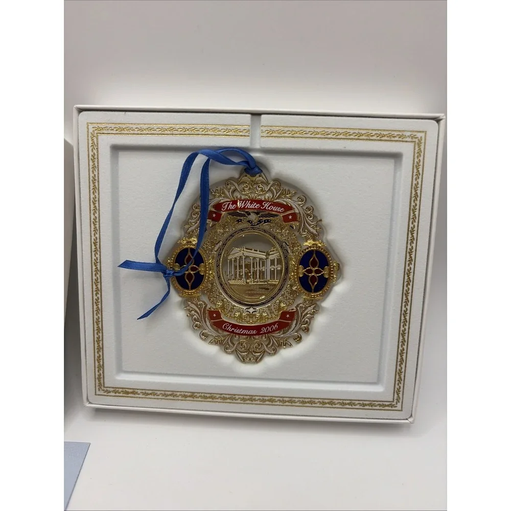 The White House Historical Association Christmas Ornament 2006 With Box